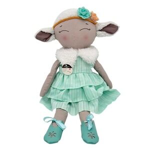 Vintage 1989 Commonwealth Ballerina Cloth Rag Doll Pink Tutu Tags Attached